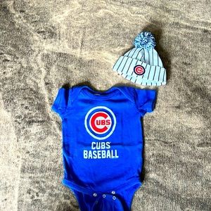 Chicago Cubs Onesie (& hat!)